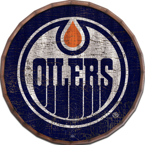 Edmonton Oilers 0939-Cracked Color Barrel Top 16"