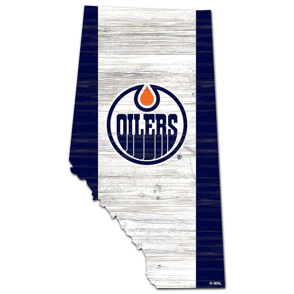 Edmonton Oilers 1001-USA Shape Flag Cutout