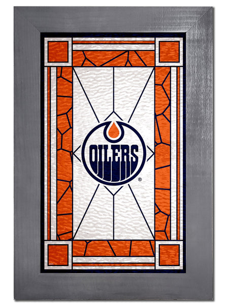 Edmonton Oilers 1017-Stained Glass
