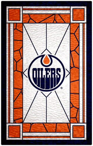 Edmonton Oilers 1017-Stained Glass
