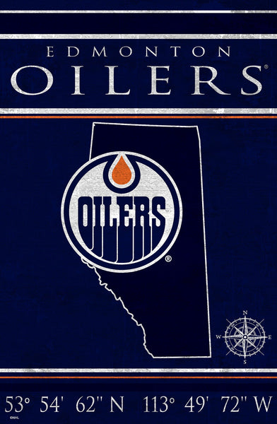 Edmonton Oilers 1038-Coordinates 17x26