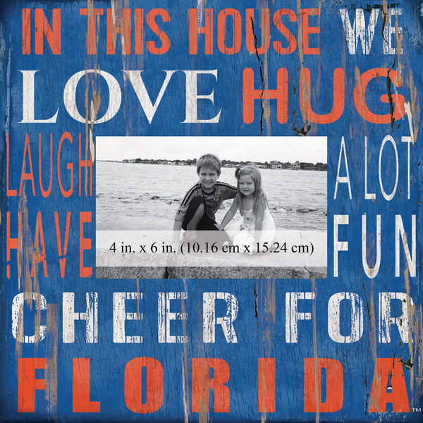 Florida Gators 0734-In This House 10x10 Frame