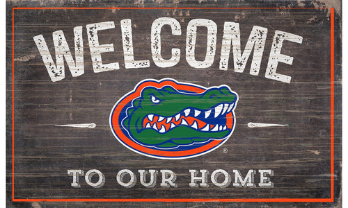 Florida Gators 0913-11x19 inch Welcome Sign