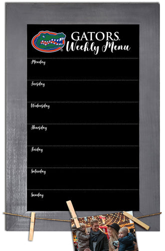 Florida Gators 1015-Weekly Chalkboard with frame & clothespins