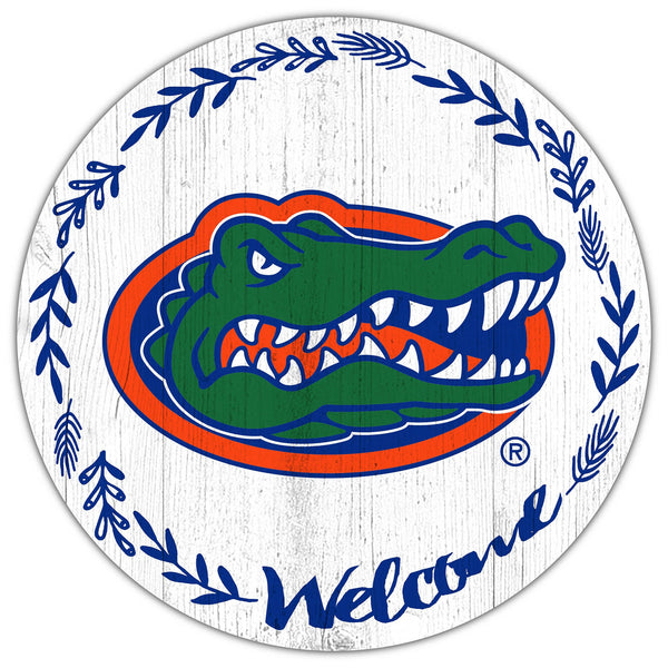 Florida Gators 1019-Welcome 12in Circle