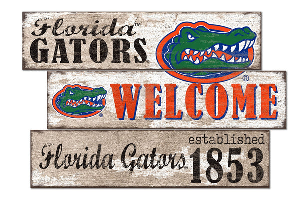 Florida Gators 1027-Welcome 3 Plank