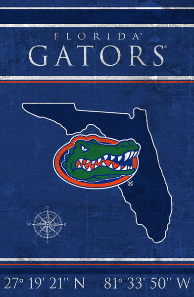 Florida Gators 1038-Coordinates 17x26