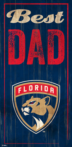 Florida Panthers 0632-Best Dad 6x12
