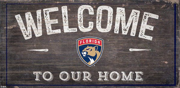Florida Panthers 0654-Welcome 6x12