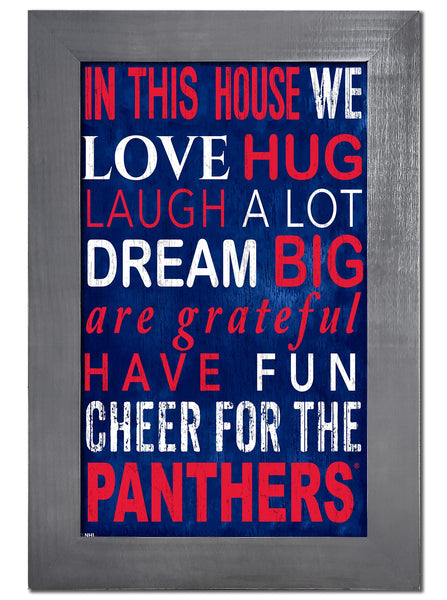 Florida Panthers 0725-Color In This House 11x19