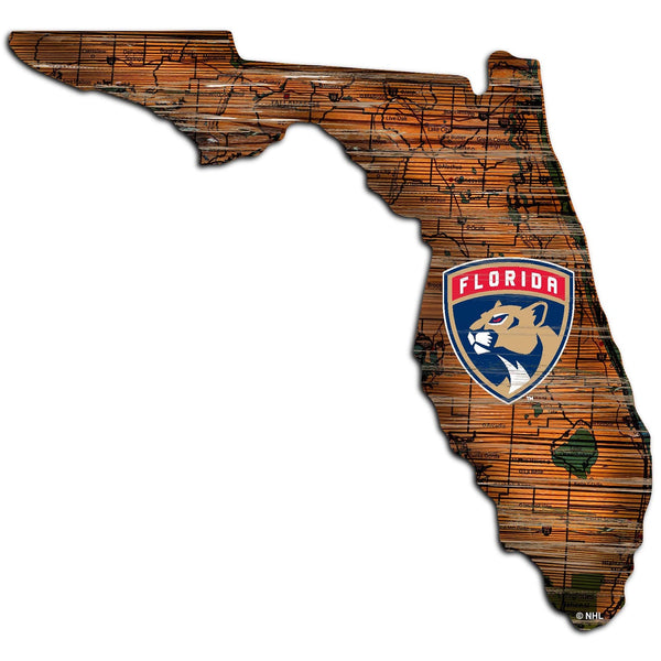 Florida Panthers 0728-24in Distressed State