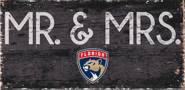Florida Panthers 0732-Mr. and Mrs. 6x12