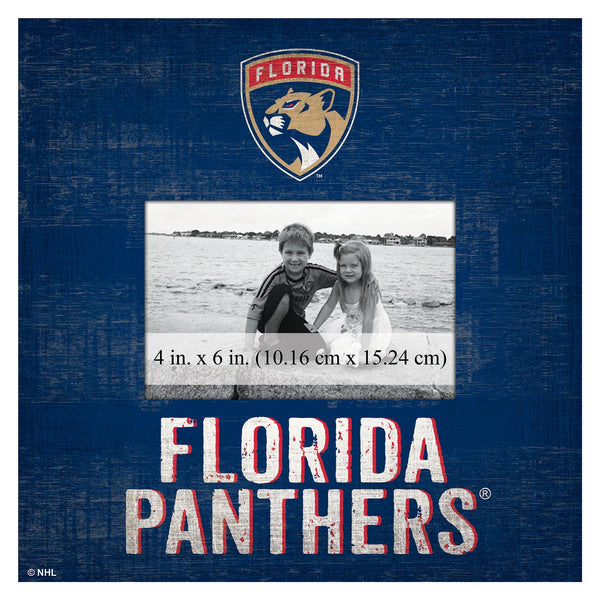 Florida Panthers 0739-Team Name 10x10 Frame