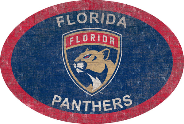 Florida Panthers 0805-46in Team Color Oval
