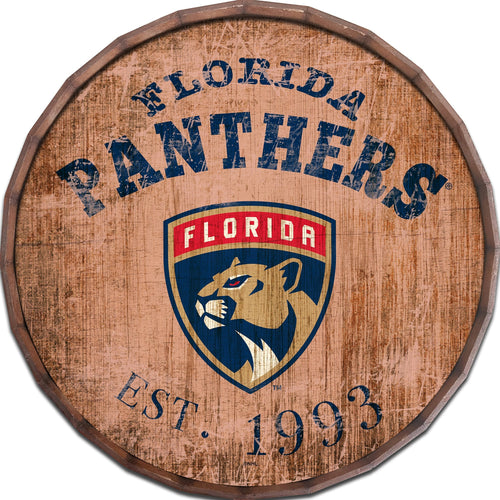 Florida Panthers 0938-Est date barrel top 16"