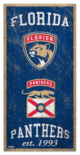 Florida Panthers 1011-Heritage 6x12