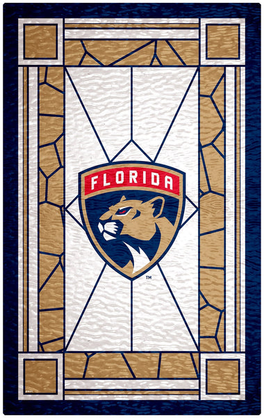 Florida Panthers 1017-Stained Glass