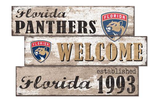 Florida Panthers 1027-Welcome 3 Plank