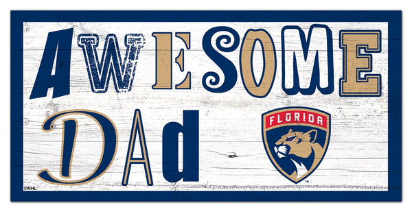 Florida Panthers 2018-6X12 Awesome Dad sign