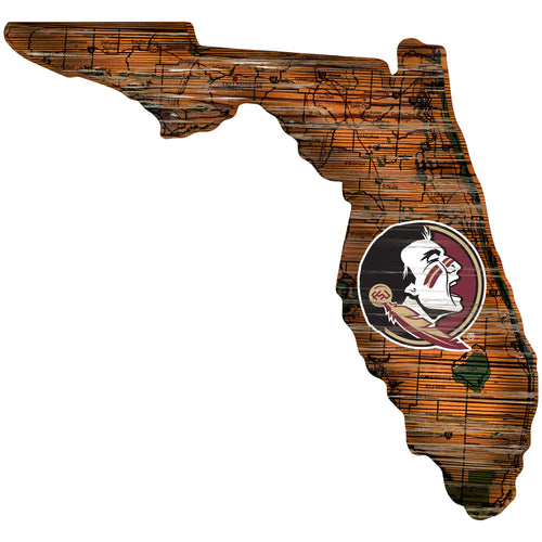 Florida State Seminoles 0728-24in Distressed State