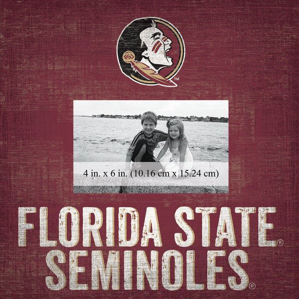 Florida State Seminoles 0739-Team Name 10x10 Frame