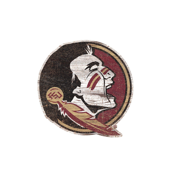 Florida State Seminoles 0843-Distressed Logo Cutout 24in