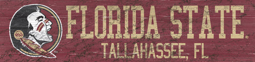 Florida State Seminoles 0846-Team Name 6x24