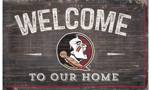 Florida State Seminoles 0913-11x19 inch Welcome Sign