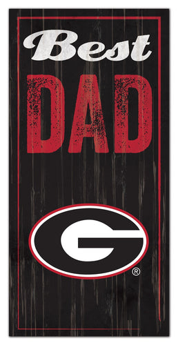 Georgia Bulldogs 0632-Best Dad 6x12