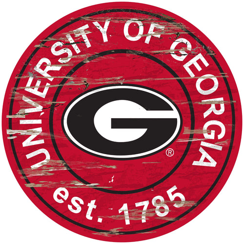 Georgia Bulldogs 0659-Established Date Round