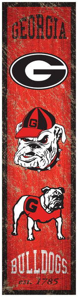 Georgia Bulldogs 0787-Heritage Banner 6x24