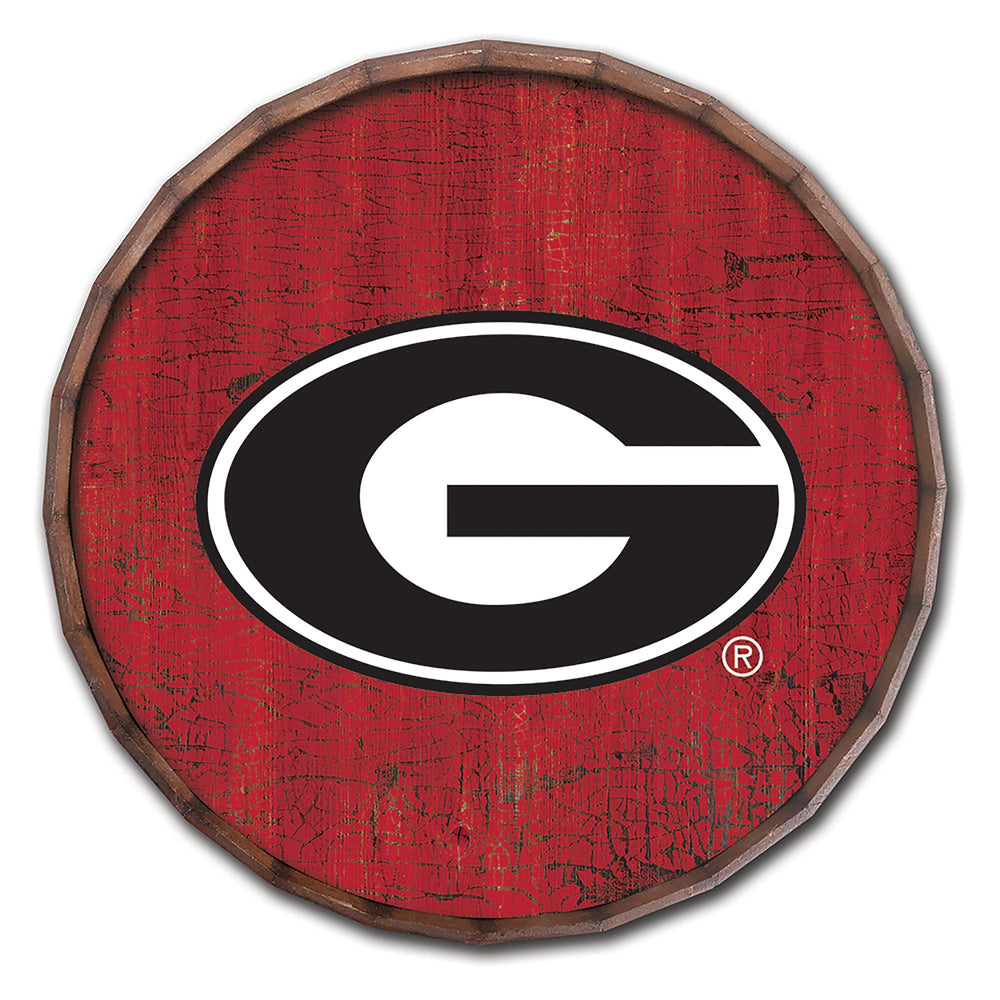 Georgia Bulldogs 0939-Cracked Color Barrel Top 16"