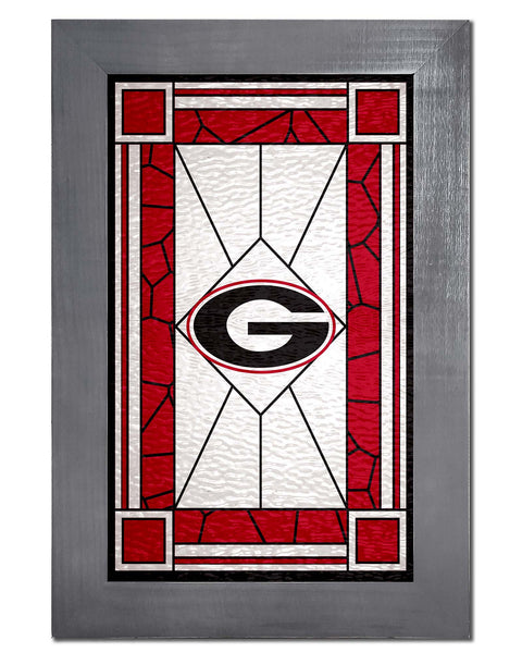 Georgia Bulldogs 1017-Stained Glass
