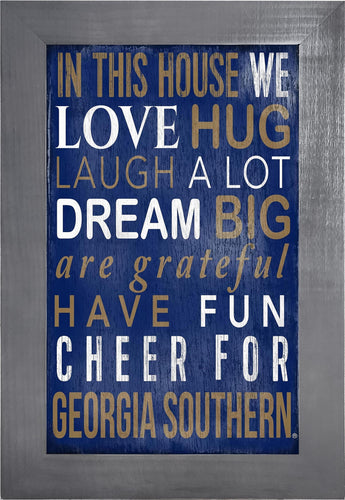 Georgia Southern 0725-Color In This House 11x19