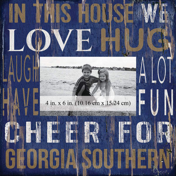 Georgia Southern 0734-In This House 10x10 Frame