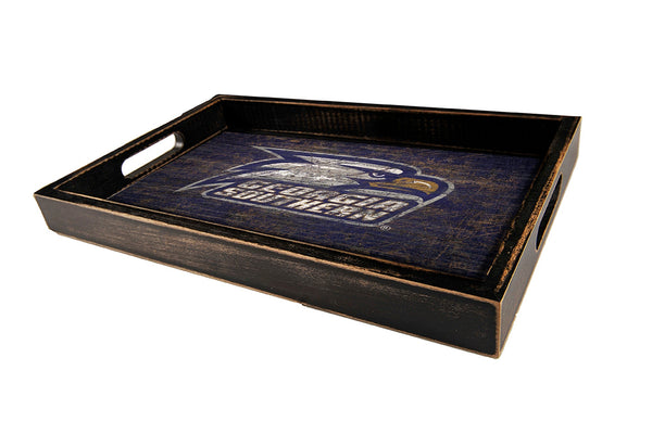 Georgia Southern 0760-Distressed Tray w/ Team Color
