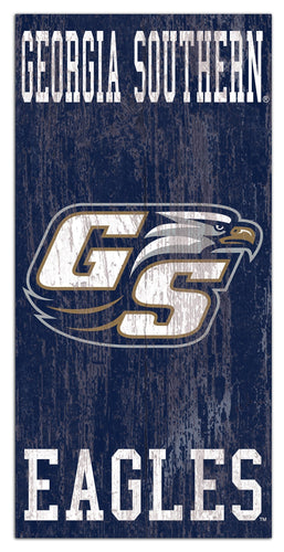 Georgia Southern 0786-Heritage Logo w/ Team Name 6x12