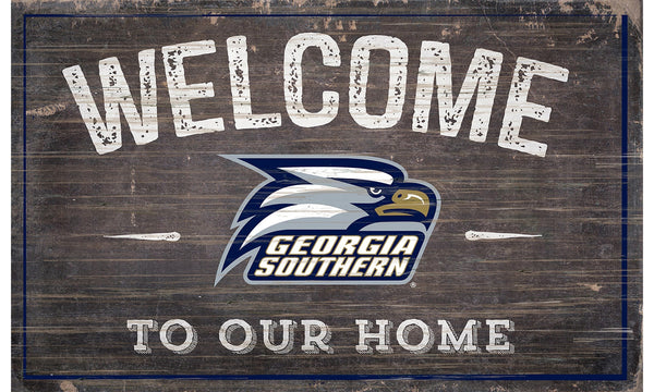 Georgia Southern 0913-11x19 inch Welcome Sign