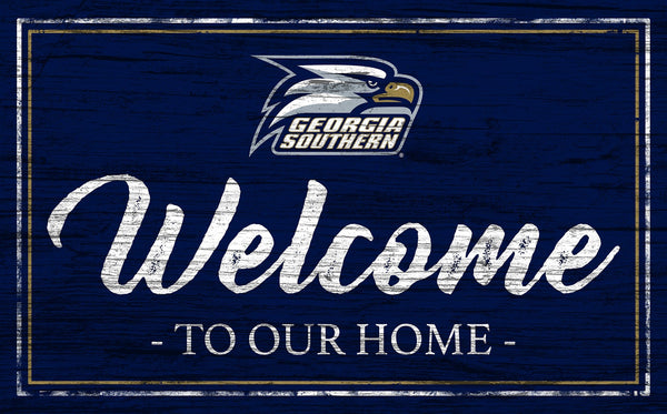 Georgia Southern 0977-Welcome Team Color 11x19