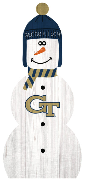 Georgia Tech 0926-Snowman 33in Leaner