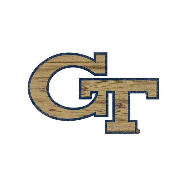Georgia Tech Yellow Jackets 0983-Team Logo 8in Cutout