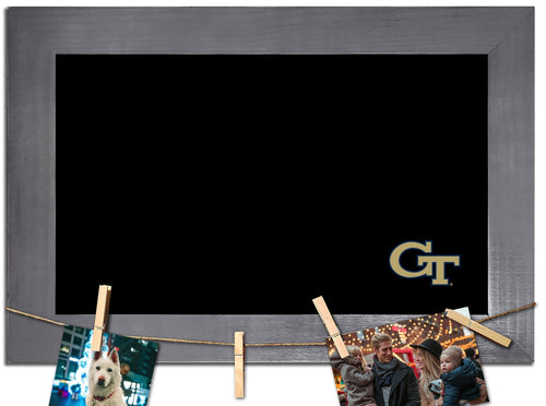 Georgia Tech Yellow Jackets 1016-Blank Chalkboard with frame & clothespins