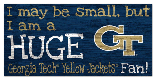Georgia Tech Yellow Jackets 2028-6X12 Huge fan sign