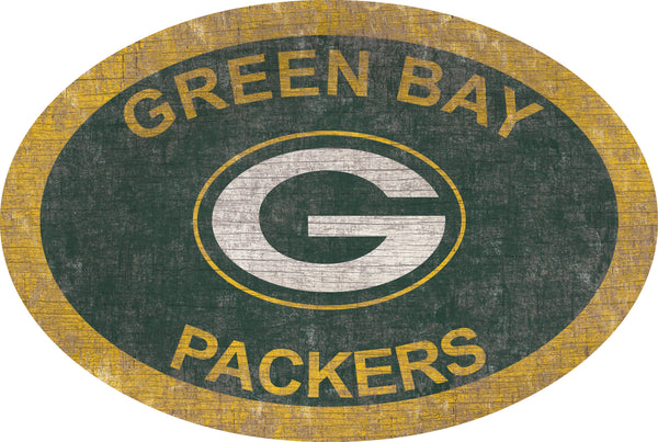 Green Bay Packers 0805-46in Team Color Oval