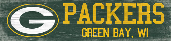 Green Bay Packers 0846-Team Name 6x24