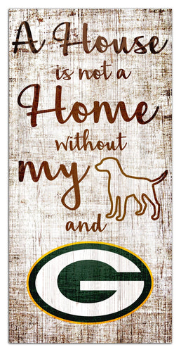Green Bay Packers 0867-A House is not a Home 6x12