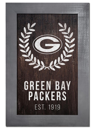 Green Bay Packers 0986-Laurel Wreath 11x19