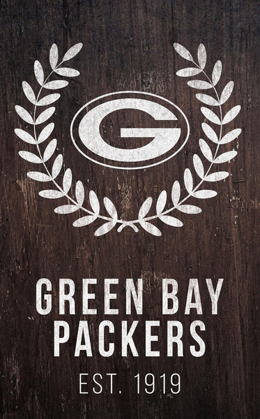 Green Bay Packers 0986-Laurel Wreath 11x19
