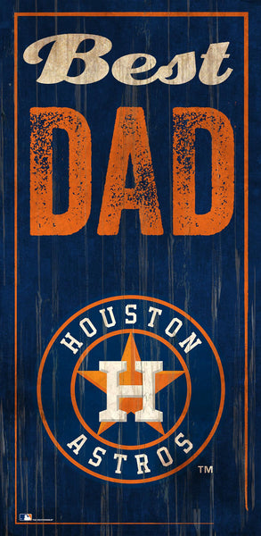 Houston Astros 0632-Best Dad 6x12