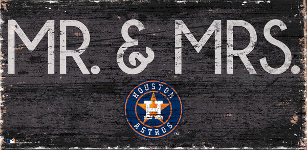 Houston Astros 0732-Mr. and Mrs. 6x12